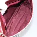 BURBERRY Nova Check Shoulder Bag Canvas Beige Gold Auth BA9136-12