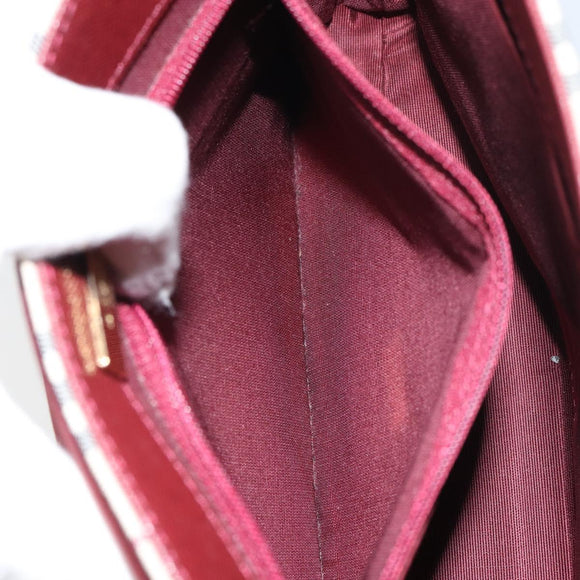 BURBERRY Nova Check Shoulder Bag Canvas Beige Gold Auth BA9136