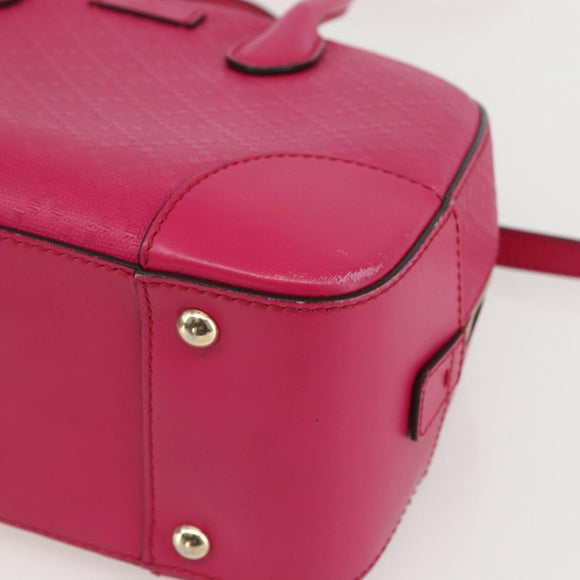 GUCCI Hand Bag Leather 2way Pink Gold 354224 Auth BA9138