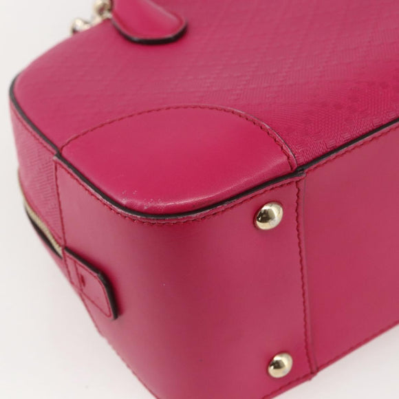 GUCCI Hand Bag Leather 2way Pink Gold 354224 Auth BA9138