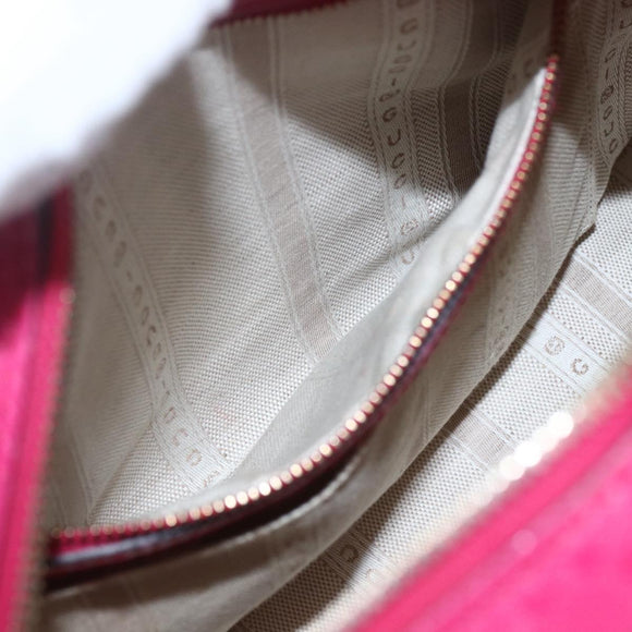 GUCCI Hand Bag Leather 2way Pink Gold 354224 Auth BA9138