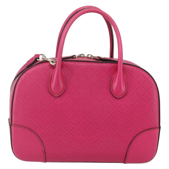 GUCCI Hand Bag Leather 2way Pink Gold 354224 Auth BA9138