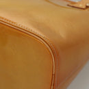 LOUIS VUITTON Monogram Vernis Houston Hand Bag Jaune M91121 LV Auth BA914-14