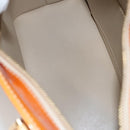 LOUIS VUITTON Monogram Vernis Houston Hand Bag Jaune M91121 LV Auth BA914-11