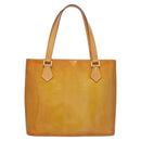 LOUIS VUITTON Monogram Vernis Houston Hand Bag Jaune M91121 LV Auth BA914-13