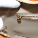 LOUIS VUITTON Monogram Vernis Houston Hand Bag Jaune M91121 LV Auth BA914-22