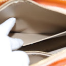 LOUIS VUITTON Monogram Vernis Houston Hand Bag Jaune M91121 LV Auth BA914-24