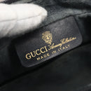 GUCCI GG Supreme Sherry Line Shoulder Bag PVC Navy Gold 42 01 4071 Auth BA9140-15