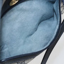 GUCCI GG Supreme Sherry Line Shoulder Bag PVC Navy Gold 42 01 4071 Auth BA9140-21