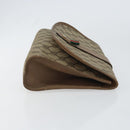 GUCCI GG Supreme Web Sherry Line Clutch Bag PVC Beige Gold 89 01 030 Auth BA9141-4