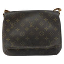 LOUIS VUITTON Monogram Musette Tango Long Strap Shoulder Bag M51388 Auth BA9143-13