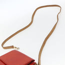 LOUIS VUITTON Monogram Vernis Motto Accessory Pouch Red M91137 LV Auth BA9148-8