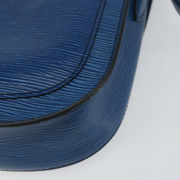 LOUIS VUITTON Epi Saint Cloud GM Shoulder Bag Toledo Blue M52195 LV Auth BA9150