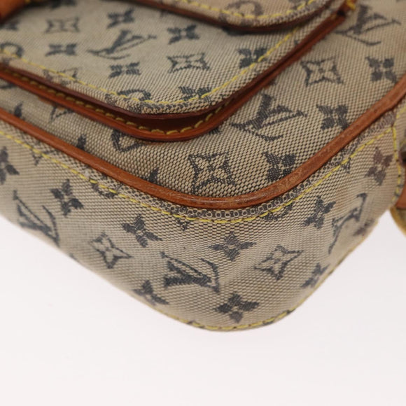 LOUIS VUITTON Monogram Mini Juliet MM Shoulder Bag Blue M92004 LV Auth BA9153