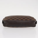 LOUIS VUITTON Damier Ebene Trousse Toilette 25 Clutch Bag N47624 LV Auth BA9155-7