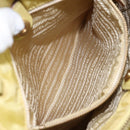PRADA Hand Bag Nylon Yellow Gold Auth BA9158-21