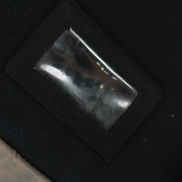 PRADA Backpack Nylon Gray Silver Auth BA9159