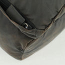 PRADA Backpack Nylon Gray Silver Auth BA9159-14