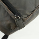 PRADA Backpack Nylon Gray Silver Auth BA9159-19