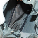 PRADA Backpack Nylon Gray Silver Auth BA9159-25