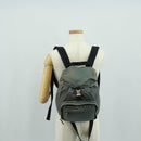 PRADA Backpack Nylon Gray Silver Auth BA9159-29