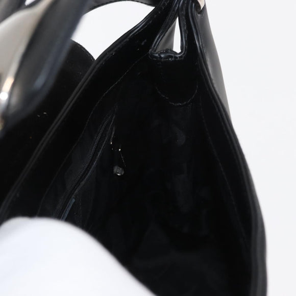 Salvatore Ferragamo Vala Shoulder Bag Leather Black Gold Auth BA9162