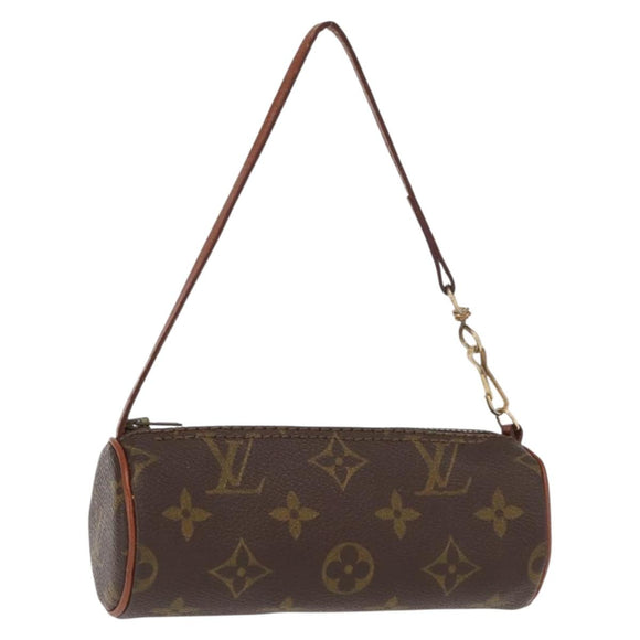 LOUIS VUITTON Monogram Papillon Pouch LV Auth BA9163