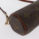 LOUIS VUITTON Monogram Papillon Pouch LV Auth BA9163-15