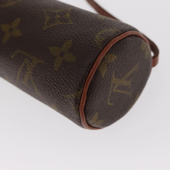 LOUIS VUITTON Monogram Papillon Pouch LV Auth BA9163