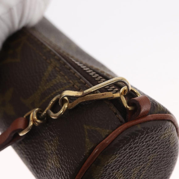 LOUIS VUITTON Monogram Papillon Pouch LV Auth BA9163