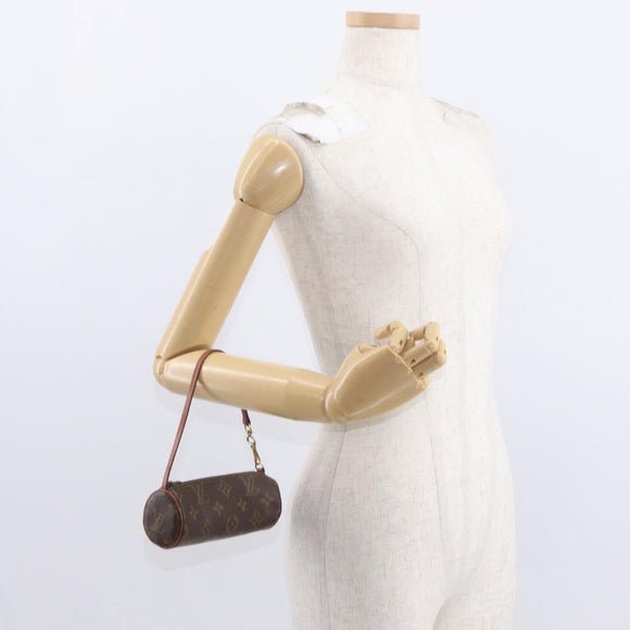 LOUIS VUITTON Monogram Papillon Pouch LV Auth BA9163