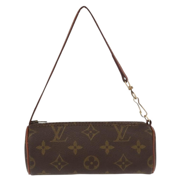 LOUIS VUITTON Monogram Papillon Pouch LV Auth BA9163