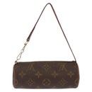LOUIS VUITTON Monogram Papillon Pouch LV Auth BA9163-2