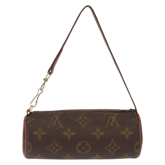 LOUIS VUITTON Monogram Papillon Pouch LV Auth BA9163