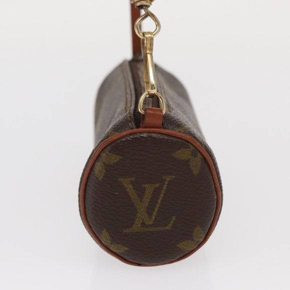 LOUIS VUITTON Monogram Papillon Pouch LV Auth BA9163
