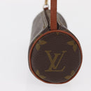 LOUIS VUITTON Monogram Papillon Pouch LV Auth BA9163-4