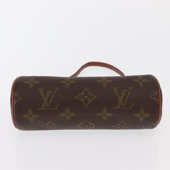 LOUIS VUITTON Monogram Papillon Pouch LV Auth BA9163