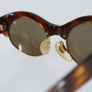 CHANEL Sunglasses plastic Brown CC Auth BA9164-10
