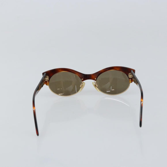 CHANEL Sunglasses plastic Brown CC Auth BA9164