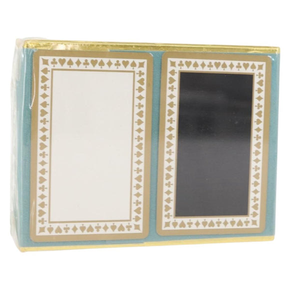 TIFFANY&Co. Playing Cards Turquoise Blue Auth BA9165
