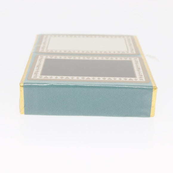 TIFFANY&Co. Playing Cards Turquoise Blue Auth BA9165