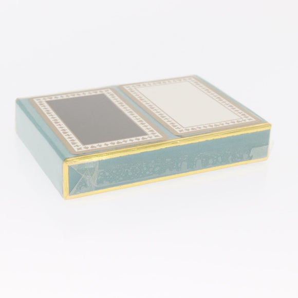 TIFFANY&Co. Playing Cards Turquoise Blue Auth BA9165