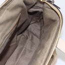 Chloe Elsie Hand Bag Leather 2way Beige Gold Auth BA9166-20