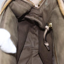 Chloe Elsie Hand Bag Leather 2way Beige Gold Auth BA9166-21