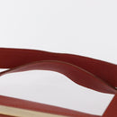 Chloe Hand Bag Leather Red Gold Auth BA9169-8