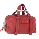 Chloe Nile Hand Bag Leather Pink Gold Auth BA9171-1