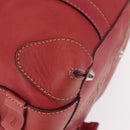 Chloe Nile Hand Bag Leather Pink Gold Auth BA9171-10