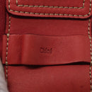 Chloe Nile Hand Bag Leather Pink Gold Auth BA9171-15