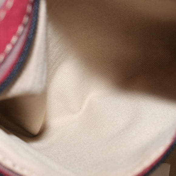 Chloe Nile Hand Bag Leather Pink Gold Auth BA9171