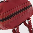 Chloe Nile Hand Bag Leather Pink Gold Auth BA9171-6